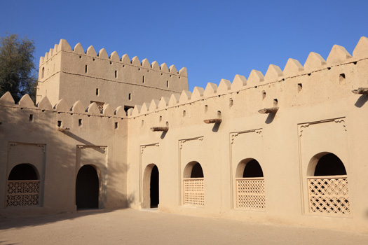 Wall of the fort in Al Ain