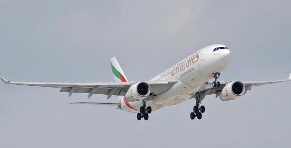 Emirates flies the new airbus