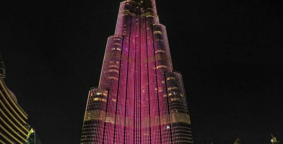 Burj Khalifa villágítása