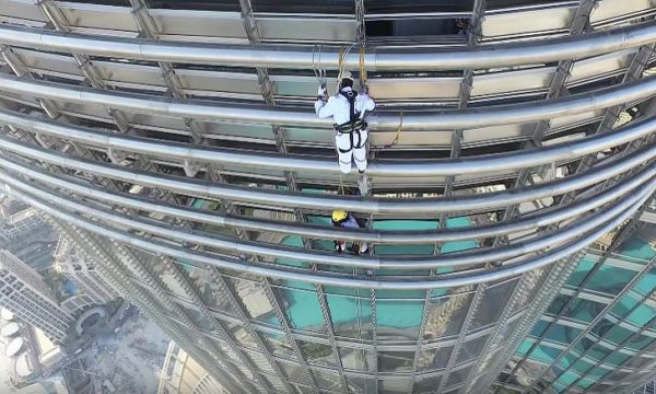 Burj Khalifa ledshow setup