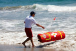 Robot lifeguard in action in Dubai