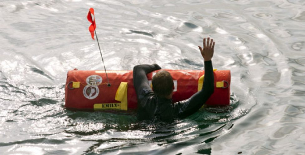 Robot lifeguard in action in Dubai