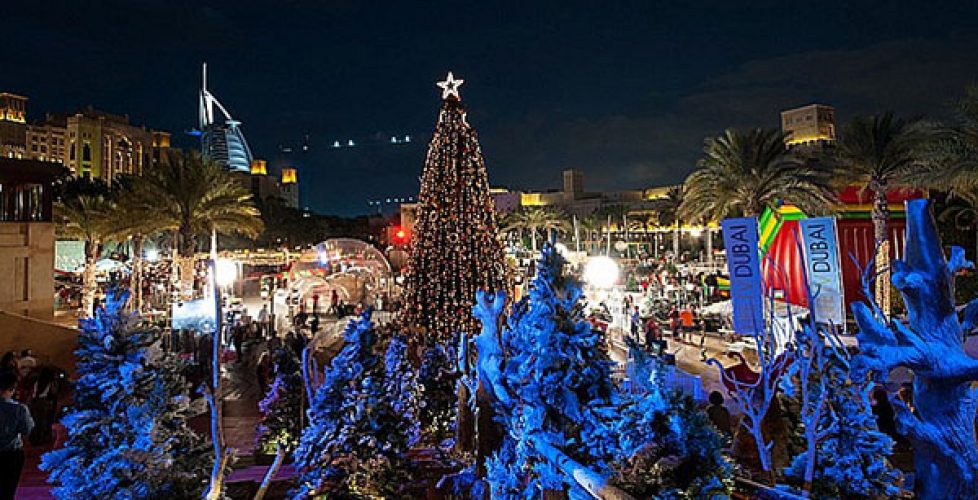 Christmas market in Dubai