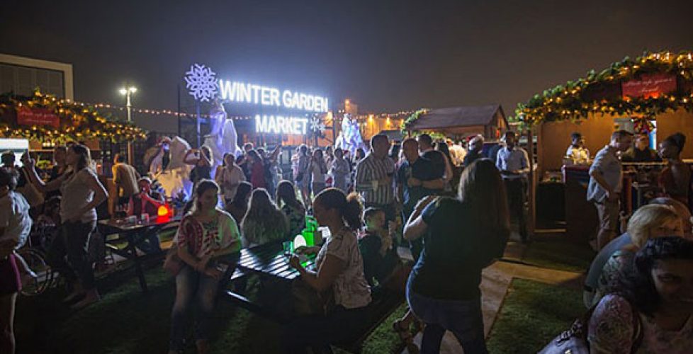 Christmas market in Dubai