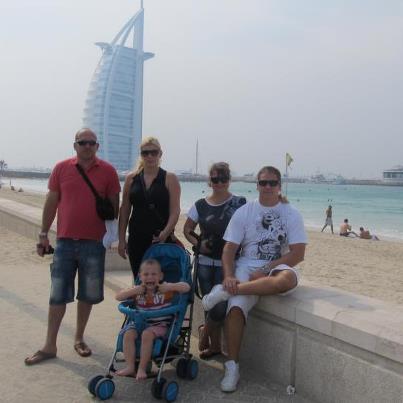 Gerzsabek Monika Tourist image of the iconic building called Burj Al Arab