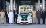 Dubai police and their new Lexus car