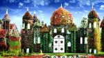 A palace made of flowers