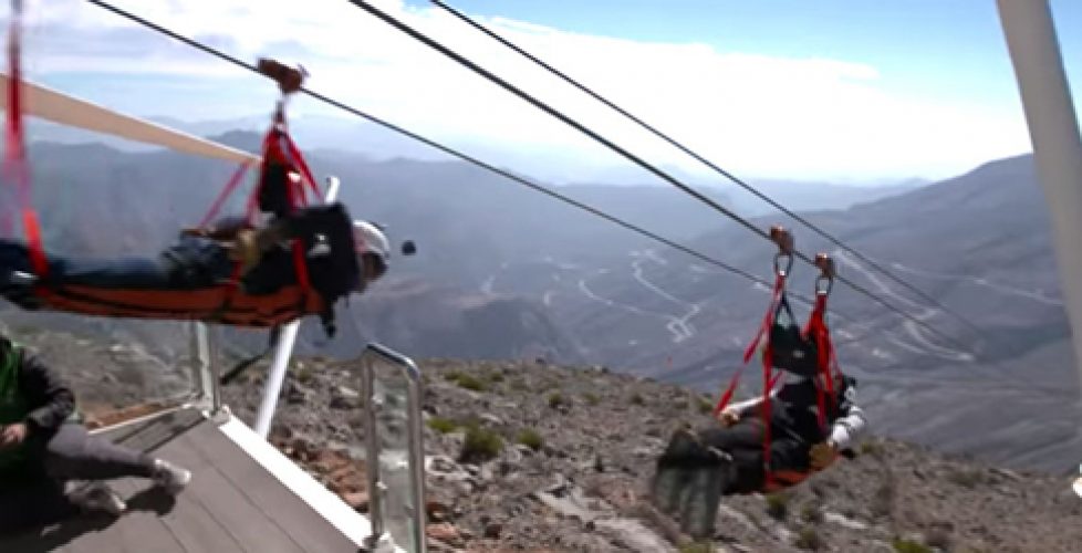 Zipline at Jebel Jais